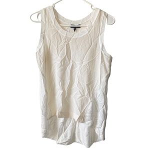 Rag & Bone White Silk Blend Sleeveless Tank Womens XS